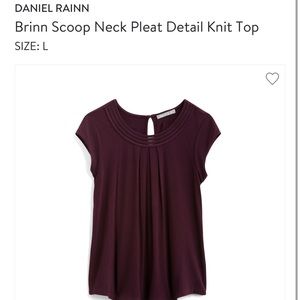 Daniel Rainn Brinn Scoop Neck Knit Top